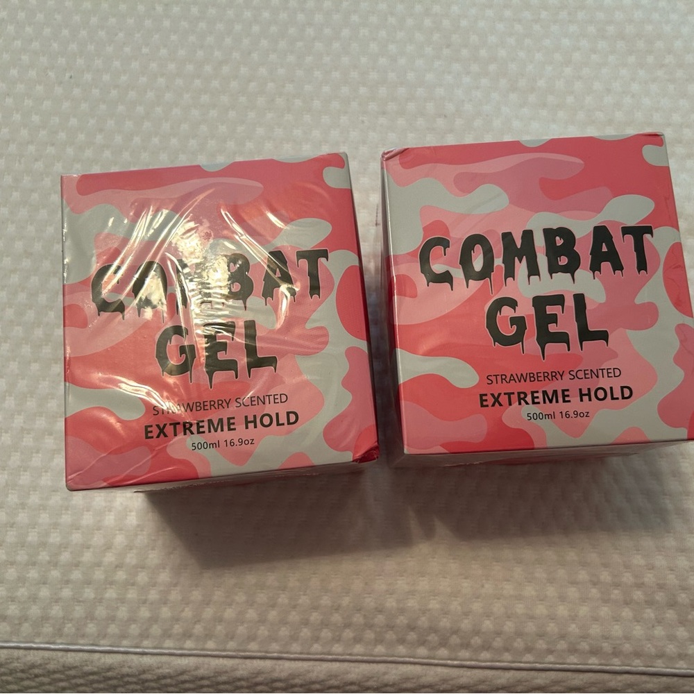 Two NIB Strawberry Combat Gels